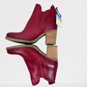 BOS. & CO NEW Helled Vine Leather Waterproof Chelsea Ankle Boots Sz 40/US 9-9.5